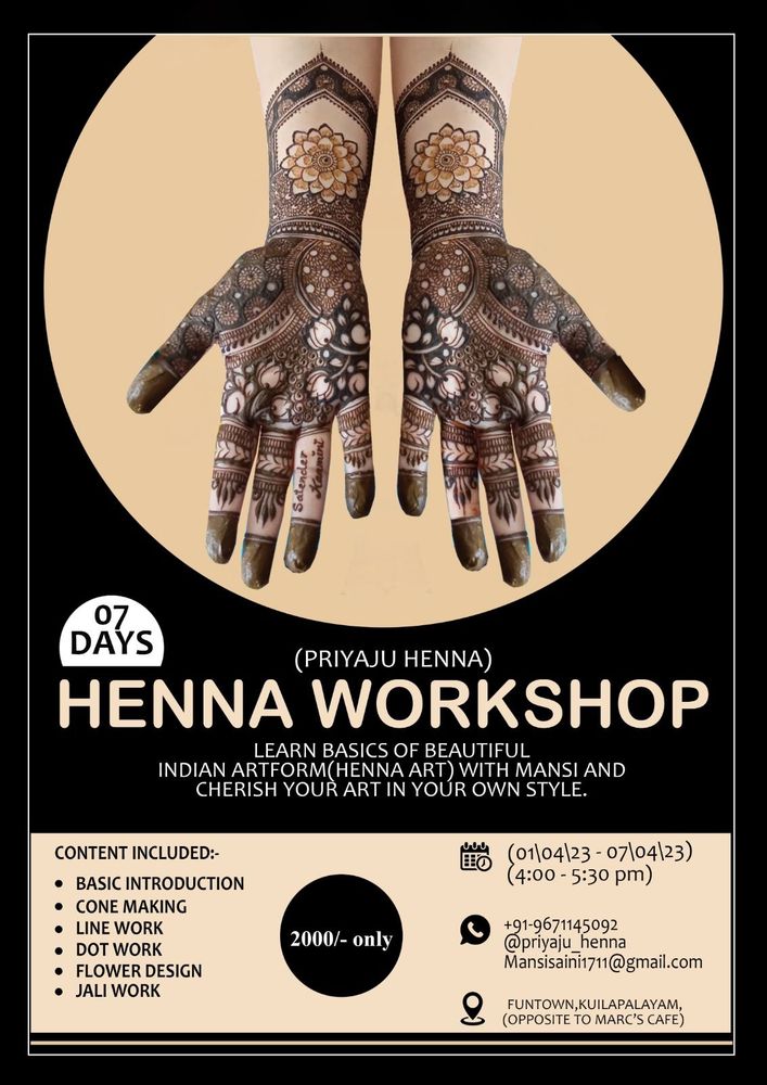 HENNA WORKSHOP