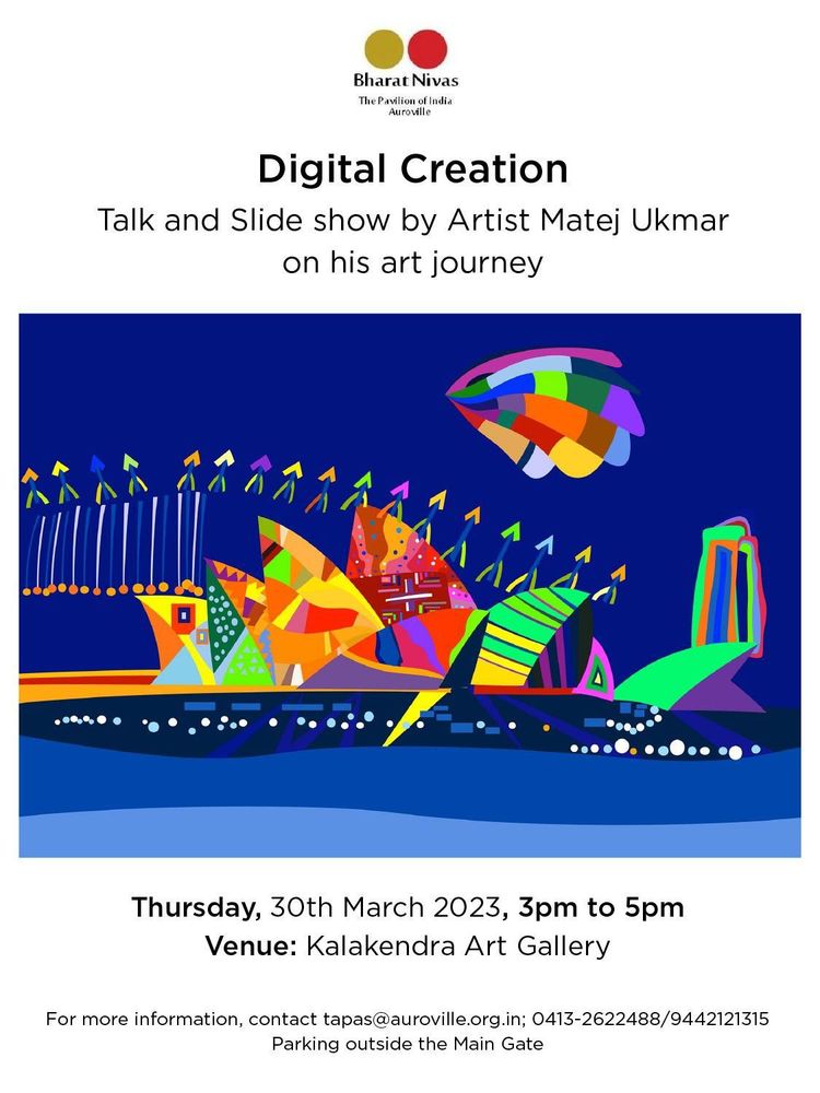 Digital Creation Talk and Slide show by Artist Matej Ukmar