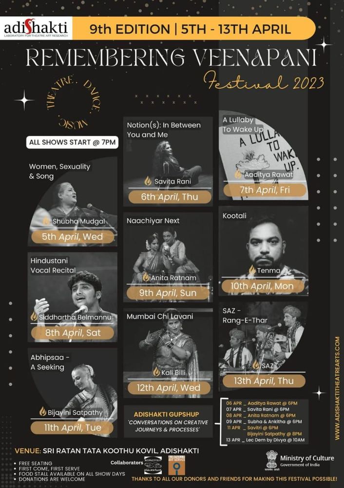REMEMBERING VEENAPANI Festival 2023
